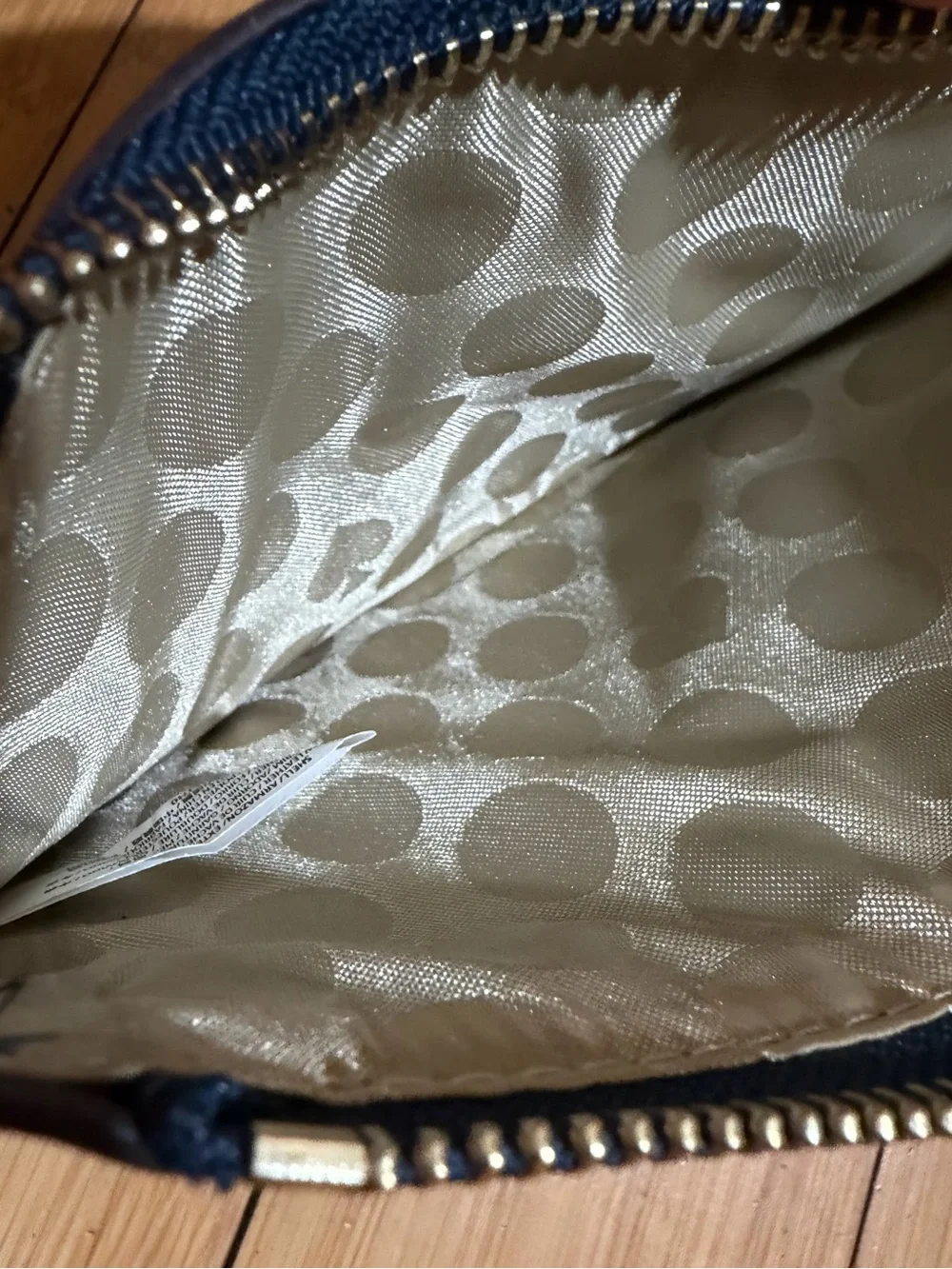 NWOT Kate Spade Navy Blue Wristlet OS
